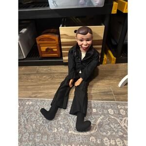 JURO NOVELTY Charlie McCarthy Ventriloquist Dummy Doll 1977 Vintage